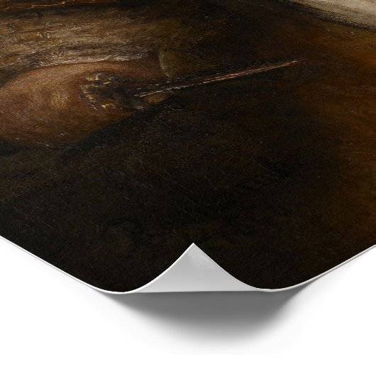 Rembrandt - Lucretia Poster (Ecke)