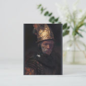 Rembrandt Man mit dem goldenen Helm CC0736 Postkarte (Stehend Vorderseite)
