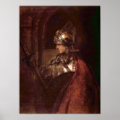 Rembrandt - Man with arms (Alexander the Great) Poster (Vorne)