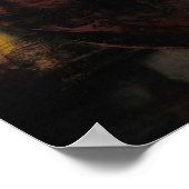 Rembrandt - Mennonitprediger Anslo und seine Ehefr Poster (Ecke)