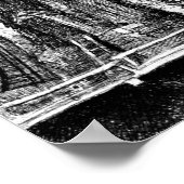 Rembrandt Mill Etching Poster (Ecke)