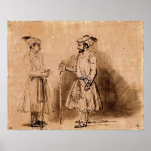 Rembrandt - Mughalische Adlige Shah Jahan Dara Shi Poster