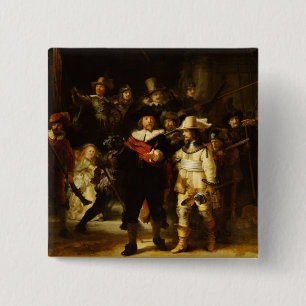 Rembrandt Nachtwache Nachtwache Barockmalerei Button