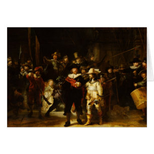 Rembrandt Nightwatch Night Barockmalerei