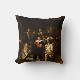 Rembrandt Nightwatch Night Barockmalerei Kissen