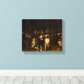 Rembrandt Nightwatch Night Barockmalerei Leinwanddruck (Insitu (Holzboden))