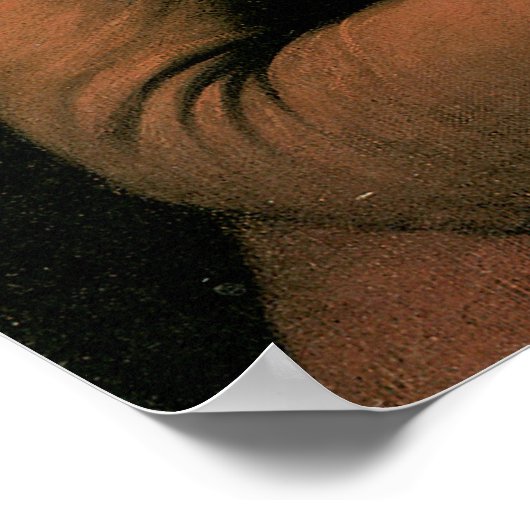 Rembrandt Peale Rubens Peale mit Geranium Poster (Ecke)