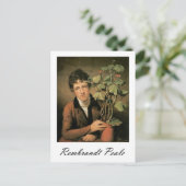 Rembrandt Peale Rubens Peale mit Geranium Postkarte (Stehend Vorderseite)