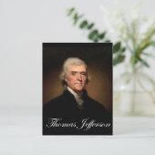 Rembrandt_Peale-Thomas_Jefferson 1 Postkarte (Stehend Vorderseite)