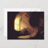 Rembrandt - Philosoph in Meditation Postkarte (Vorne/Hinten)