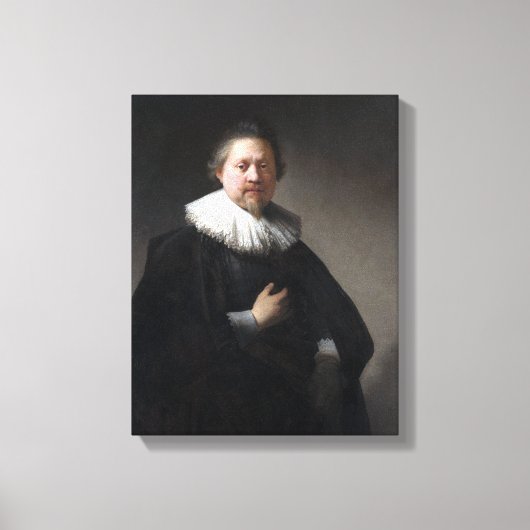 Rembrandt Portrait of a Man Leinwanddruck (Vorderseite)