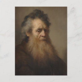 Rembrandt Portrait von einem alten Mann 1632 Postkarte