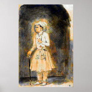 Rembrandt - Portrait von Jahangir 1656 Poster