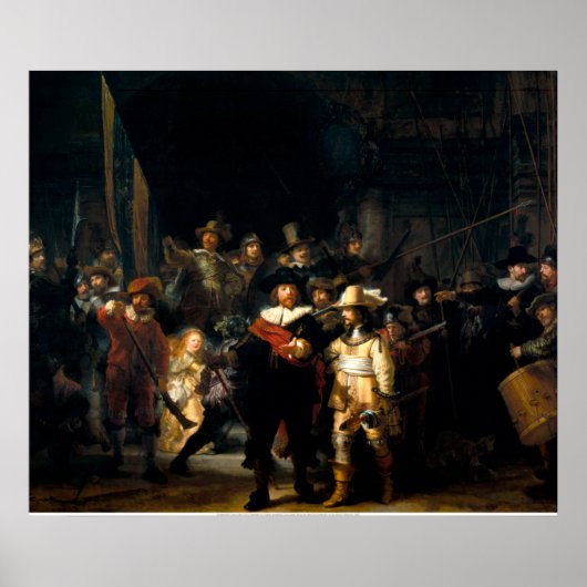 Rembrandt Poster (Vorne)