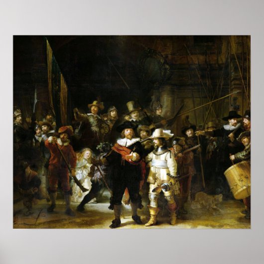 Rembrandt Poster (Vorne)