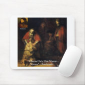 Rembrandt Prodigal Son Elegantes Geschenk und Kart Mousepad (Mit Mouse)