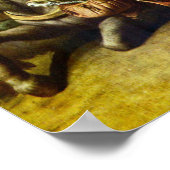 Rembrandt - Prophet Balam und Esel Poster (Ecke)