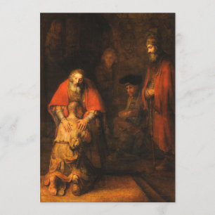 Rembrandt - Rückkehr des Prodigalen Sohn Einladung