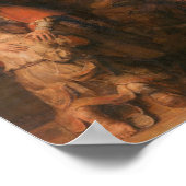 Rembrandt - Rückkehr des Prodigalen Sohnes Poster (Ecke)