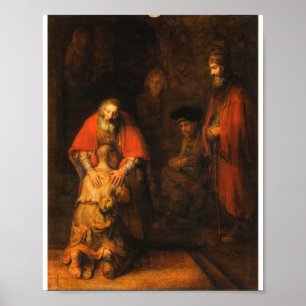 Rembrandt - Rückkehr des prodigalen Sohnes Poster