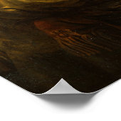 Rembrandt - Saskia und Künstler in Szene des Prodi Poster (Ecke)