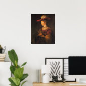 Rembrandt - Saskia Uylenburgh 1634 Poster (Heimbüro)