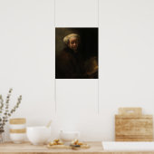 Rembrandt - Selbstportrait als Apostel Paul Poster (Küche)