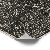 Rembrandt - Selbstportrait mit erhöhtem Säbel 1634 Poster (Ecke)