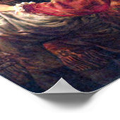 Rembrandt - Selbstportrait mit Saskia Poster (Ecke)