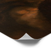 Rembrandt - Selbstportrait Poster (Ecke)