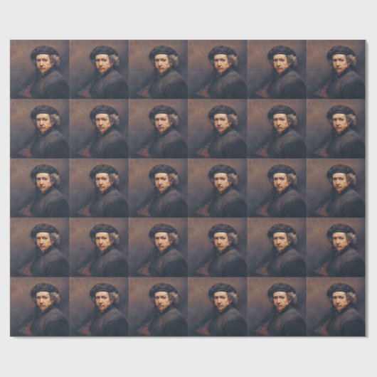 Rembrandt: Selbstporträt Geschenkpapier (Flach)