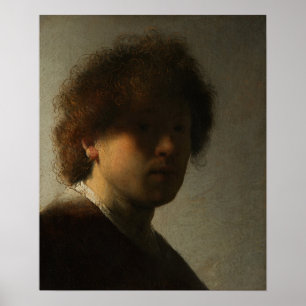 Rembrandt - Selbstporträt in jugendlichem Alter Poster