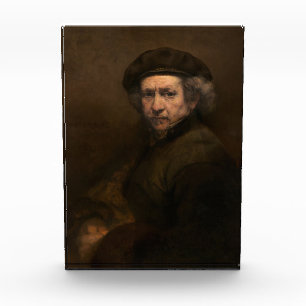 Rembrandt Selbstporträt: Maler des niederländische Fotoblock
