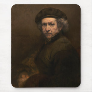 Rembrandt Selbstporträt: Maler des niederländische Mousepad