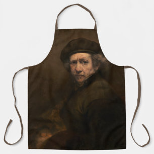 Rembrandt Selbstporträt: Maler des niederländische Schürze