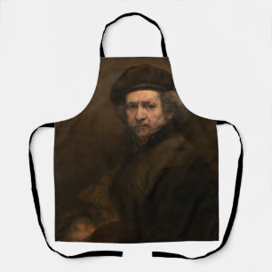 Rembrandt Selbstporträt: Maler des niederländische Schürze