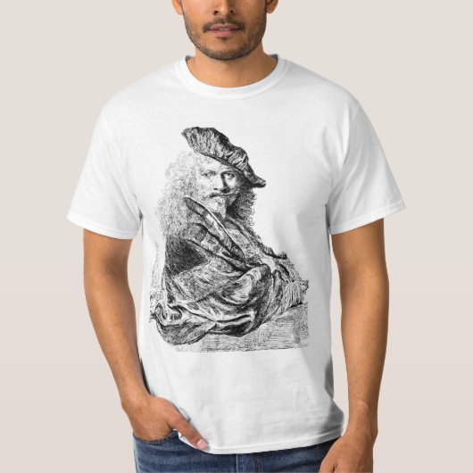 Rembrandt-Selbstporträt-T - Shirt (Vorderseite)