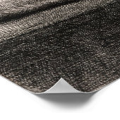 Rembrandt - Selbstporträt Zeichnend am Fenster Poster (Ecke)