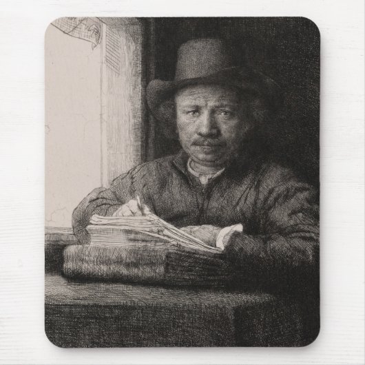Rembrandt Self-Portrait CC0169 Mousepad (Vorne)