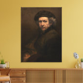 Rembrandt Self Portrait: Dutch Golden Age Painter Leinwanddruck (Insitu (Wohnzimmer))