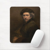 Rembrandt Self Portrait: Dutch Golden Age Painter Mousepad (Mit Mouse)