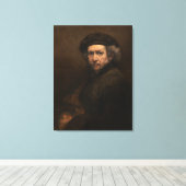 Rembrandt Self-Portrait Leinwanddruck (Insitu (Holzboden))