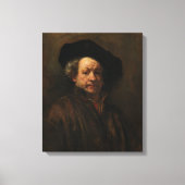 Rembrandt Self-Portrait Leinwanddruck (Vorderseite)