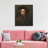 Rembrandt Self-Portrait Leinwanddruck (Insitu (Wohnzimmer))