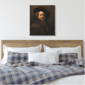 Rembrandt Self-Portrait Leinwanddruck (Insitu (Schlafzimmer))