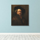 Rembrandt Self-Portrait Leinwanddruck (Insitu (Holzboden))