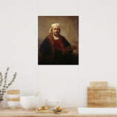 Rembrandt Self Portrait mit Circles Poster (Küche)