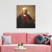 Rembrandt Self-Portrait mit zwei Kreisen Leinwanddruck (Insitu (Wohnzimmer))