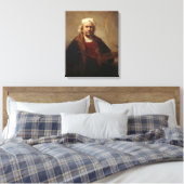 Rembrandt Self-Portrait mit zwei Kreisen Leinwanddruck (Insitu (Schlafzimmer))