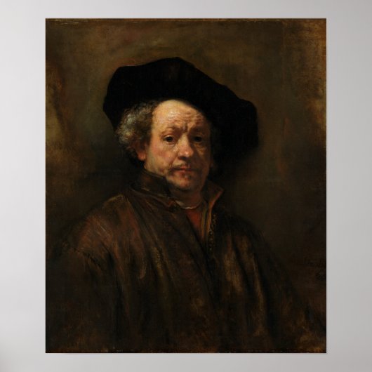 Rembrandt Self-Portrait Poster (Vorne)